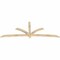 Ekena Millwork Davenport Rough Sawn Timber Gable Bracket, Douglas Fir, 108"W x 40"H x 2"D x 4"F, 9/12 Pitch GBW108X40X0204DAV00RDF - alternate 3